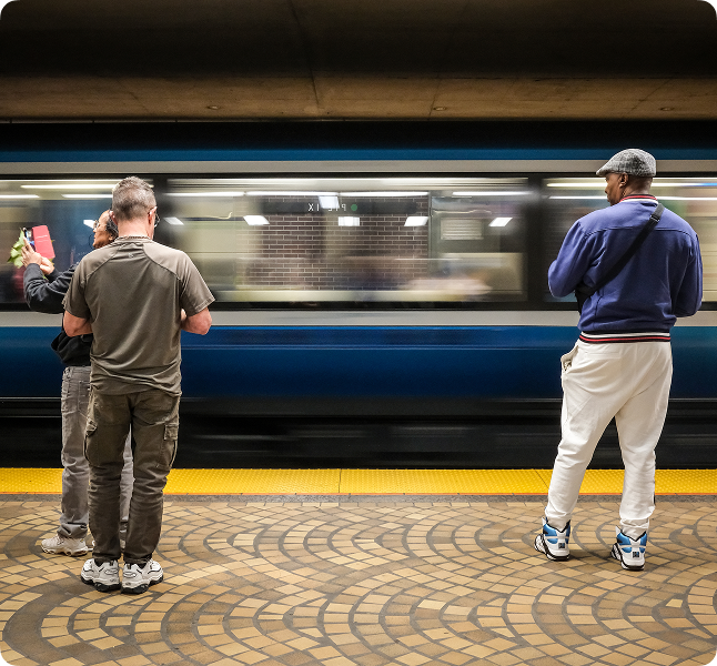 En transport en commun En transport en commun